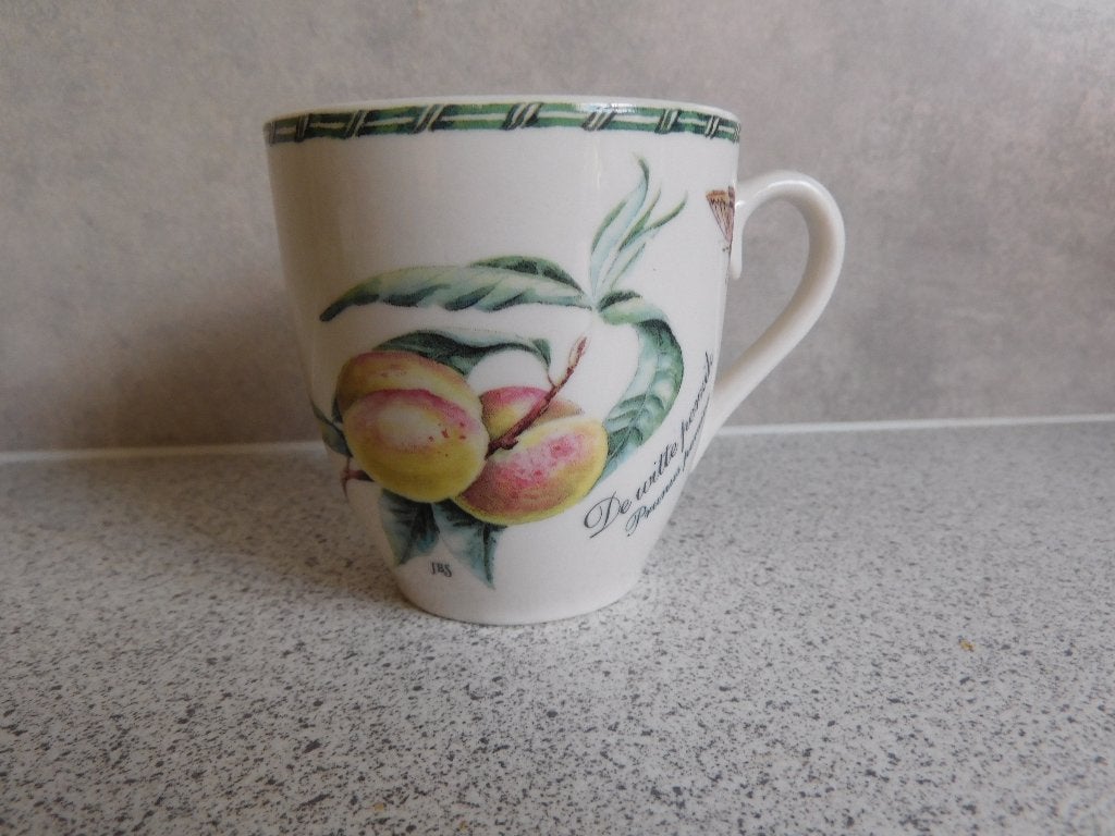 Senseo Mok Witte Perzik Botania Janneke Brinkman JBS, Huis en Inrichting, Keuken | Servies, Ophalen of Verzenden, Zo goed als nieuw