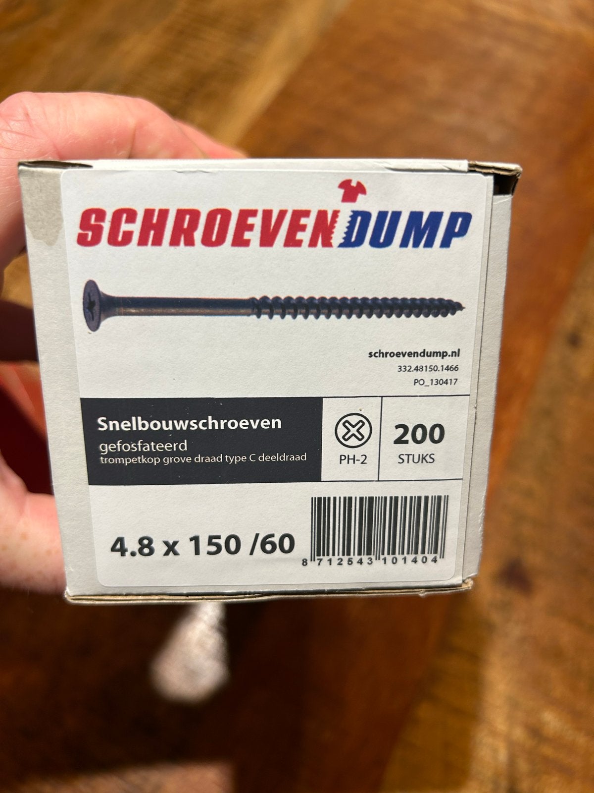 5 Dozen lange gipsschroeven Snelbouwschroeven 4.8x150/60, Ophalen, Nieuw, 100 tot 250 mm, Schroeven