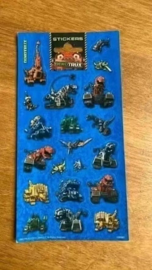 Stickers : dino trux - 2016, Ophalen of Verzenden, Zo goed als nieuw, Overige typen