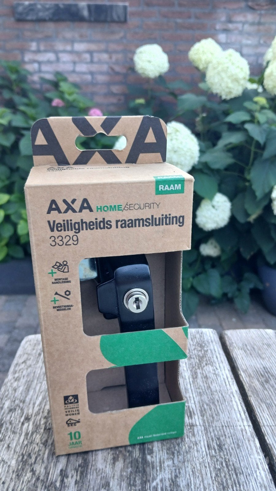 AXA Veiligheids raamsluiting 3329 - Nieuw in doos, Ophalen of Verzenden, Nieuw, Slot