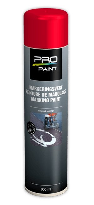 Markeringsverf rood - spuitbus 600 ml, Ophalen of Verzenden