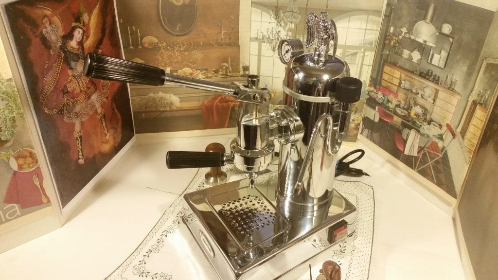 Zacconi handmatige hendel espressomachine Nieuw met garantie, Stoompijpje, Espresso apparaat, Nieuw, Gemalen koffie