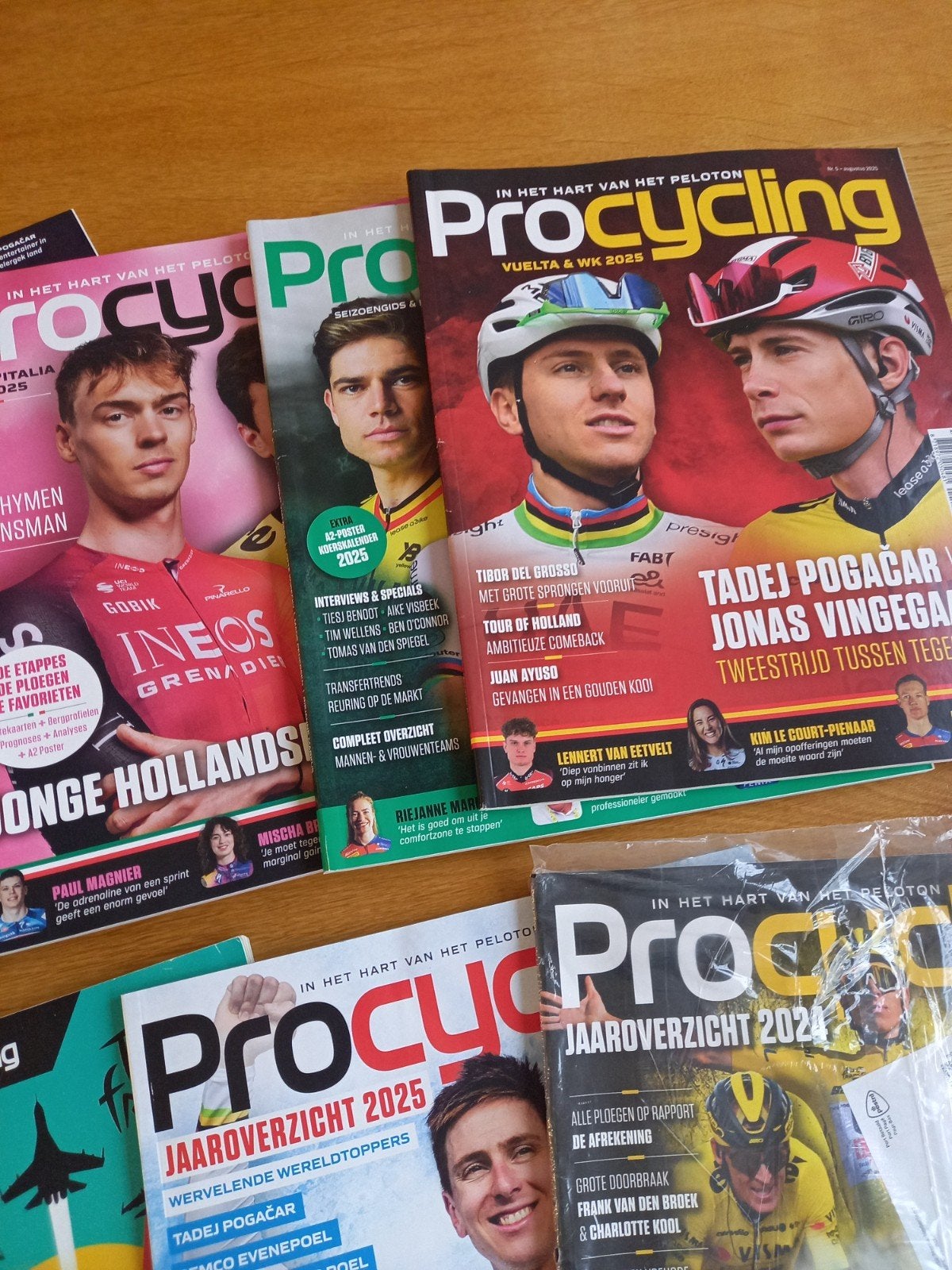 Procycling tijdschriften (8x) incl. jaaroverzichten, Ophalen of Verzenden