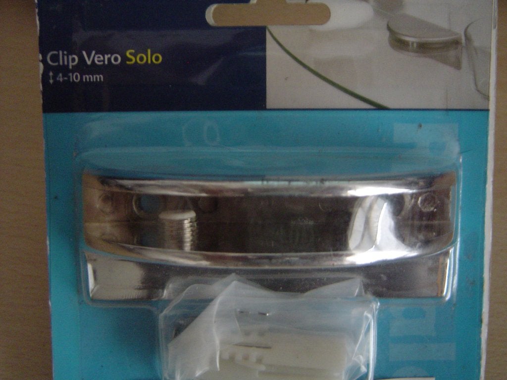 beugels voor een glasplaat / plancet, Ophalen of Verzenden, Nieuw, Chroom, Douche