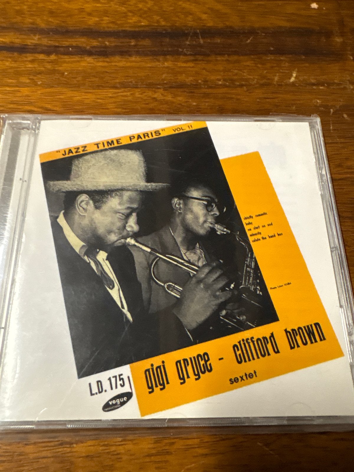 Gigi Gryce - Clifford Brown Sextet - Jazz Time Paris Vol. 11, Ophalen of Verzenden, Zo goed als nieuw, Jazz, Inclusief doosje