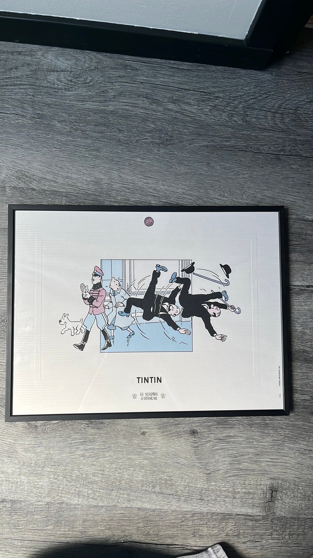 Kuifje poster zeefdruk TINTIN, Ophalen of Verzenden