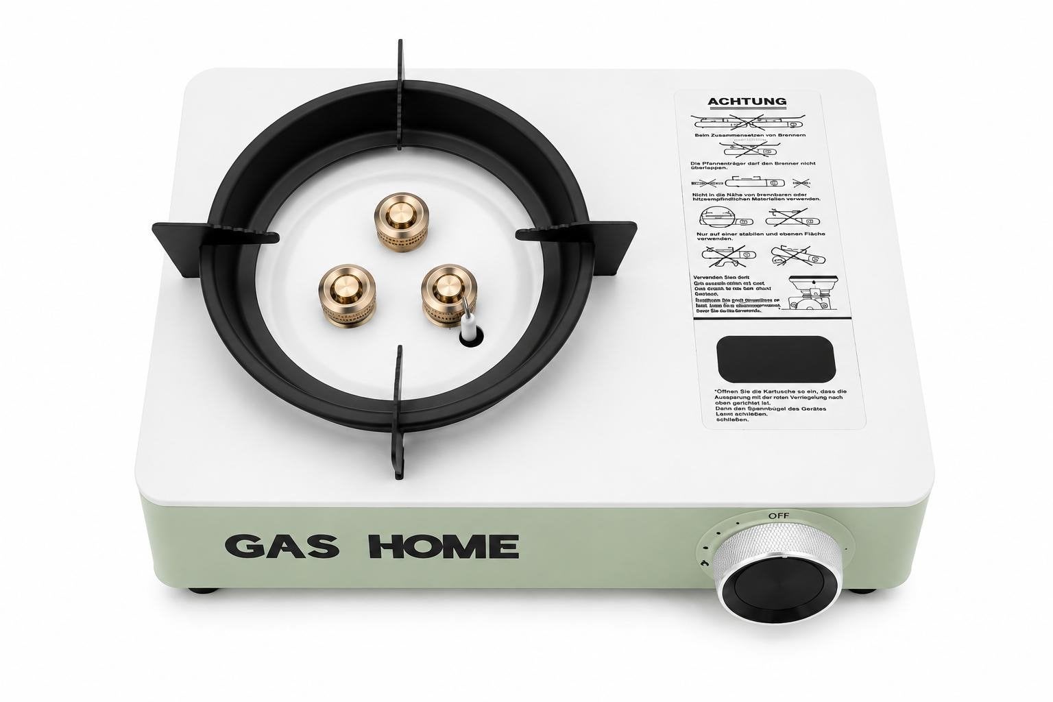 Draagbare Gaskookplaat met Gasfles - Ideaal voor Camping, Ophalen of Verzenden, Nieuw
