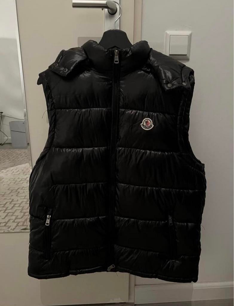 Moncler Bodywarmer Zwart maat M, Ophalen of Verzenden, Zo goed als nieuw, Maat 38/40 (M), Zwart
