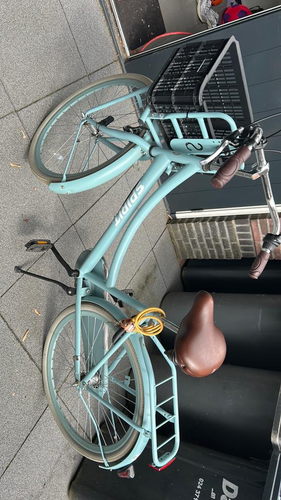 Hippe Spirit Cargo N3 meiden fiets, 26 inch, 55 tot 59 cm, Ophalen, Gebruikt, Staal