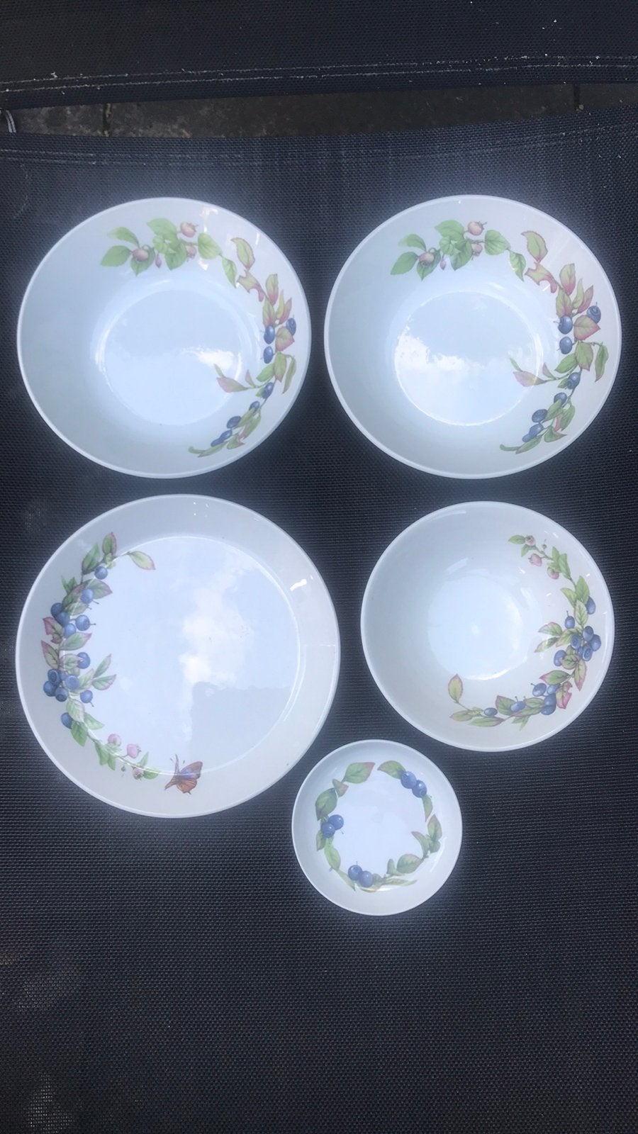 Servies met bosbessen - Marjolein Bastin, Ophalen of Verzenden