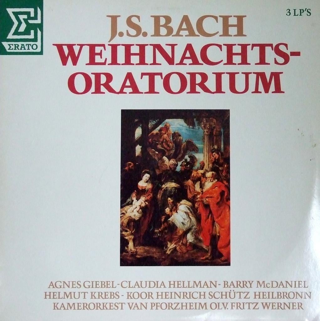 J.S.Bach  Weihnachtsoratorium, Cd's en Dvd's, Vinyl | Klassiek, Kamermuziek, Ophalen of Verzenden, Zo goed als nieuw, 12 inch