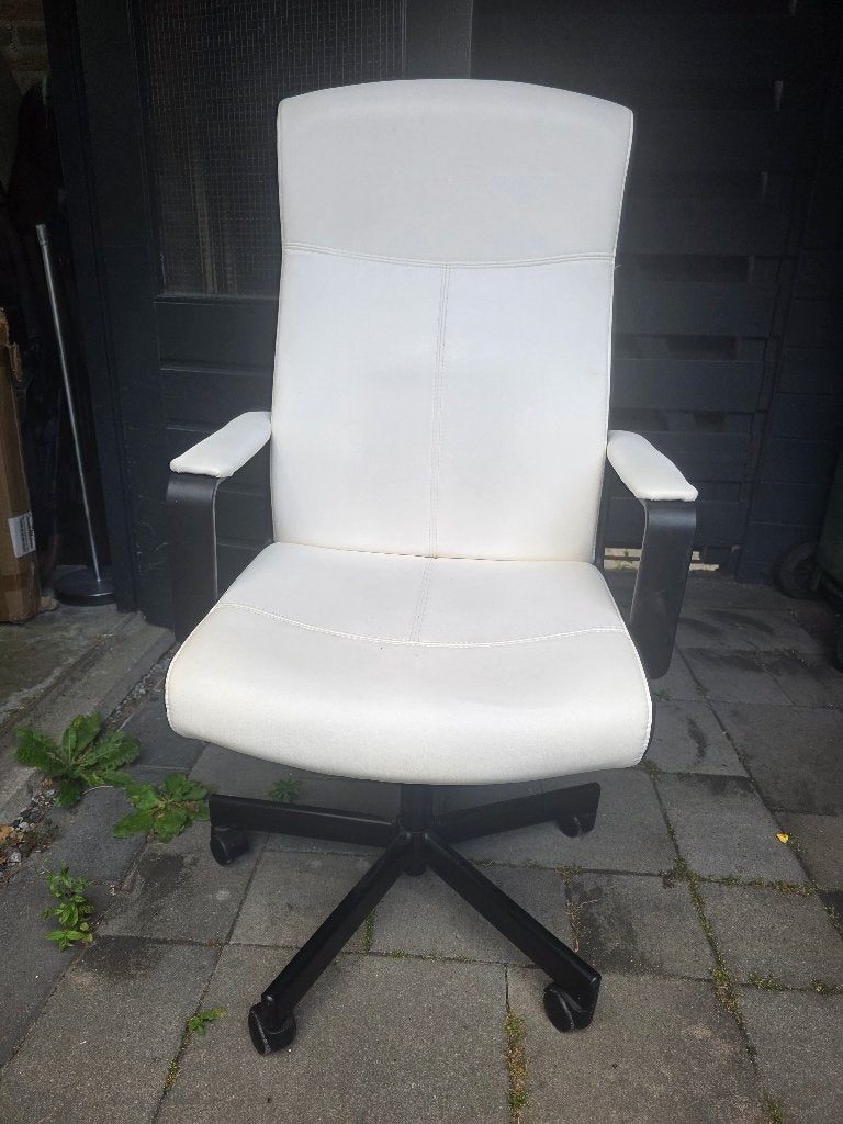 Office Chair, Ophalen, Zo goed als nieuw, Wit, Bureaustoel