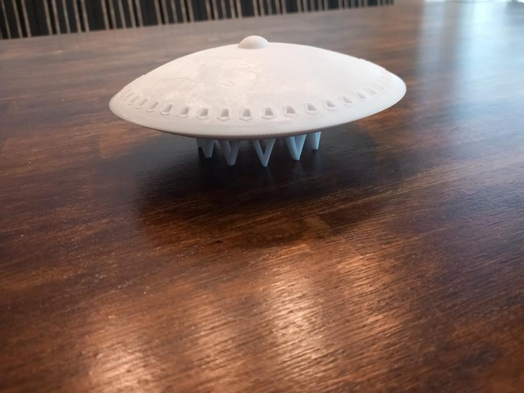 Evoluon, schaalmodel,  zware kunststof 1966, Antiek en Kunst, Ophalen of Verzenden