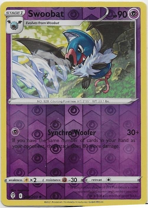 Evolving Skies,  Swoobat [reverse] 69/203, Verzenden, Nieuw, Losse kaart