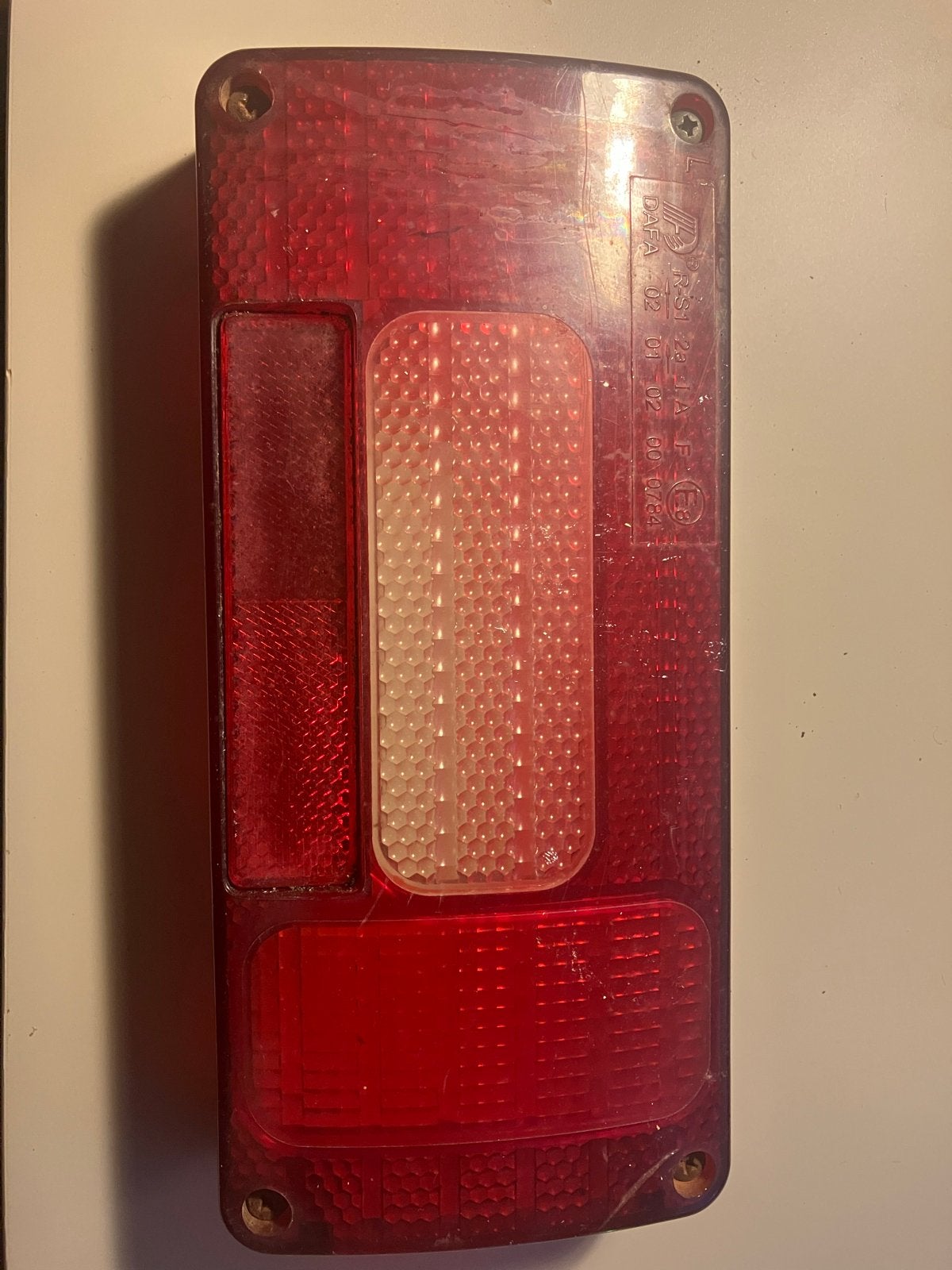 Carpoint achterlichtglas 215x100x41 links., Ophalen of Verzenden, Gebruikt, Universele onderdelen