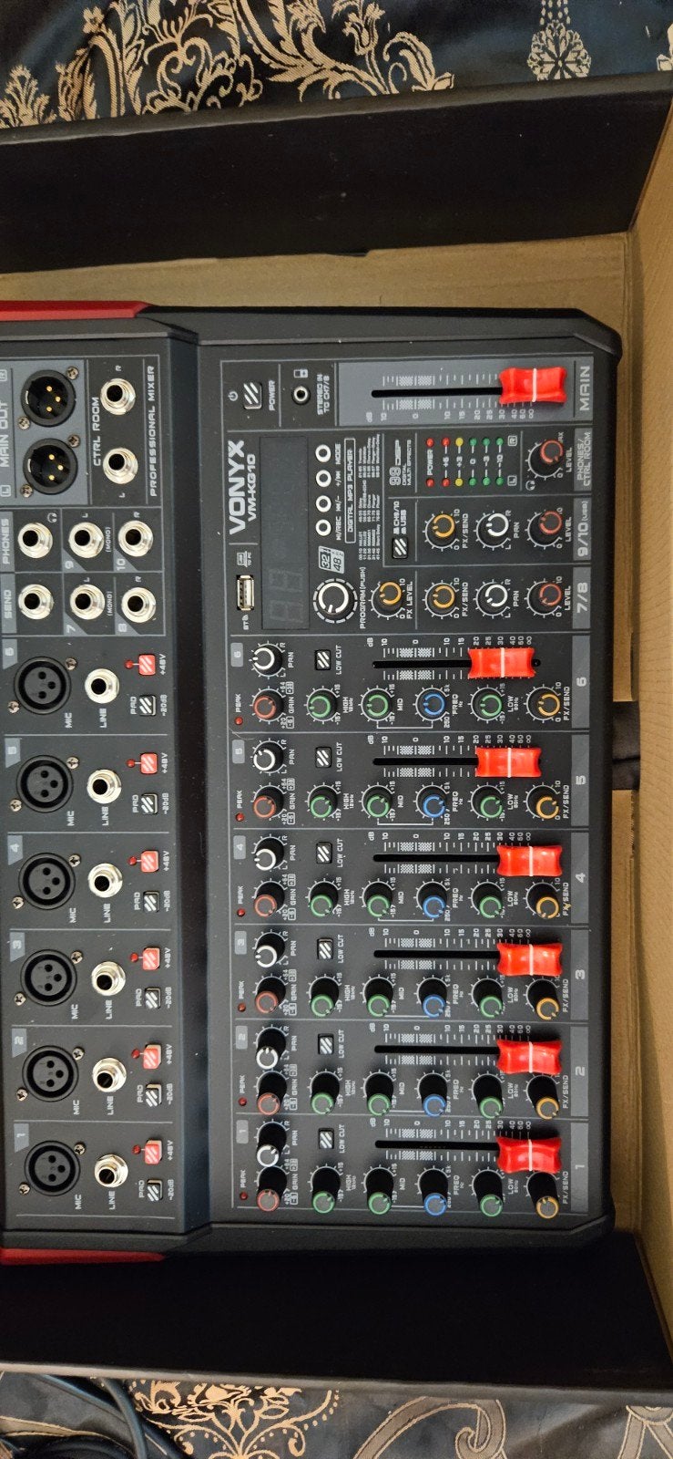 Vonyx VM-KG10 Professionele Mixer - Zo goed als nieuw, Muziek en Instrumenten, Mengpanelen, Ophalen of Verzenden, Zo goed als nieuw