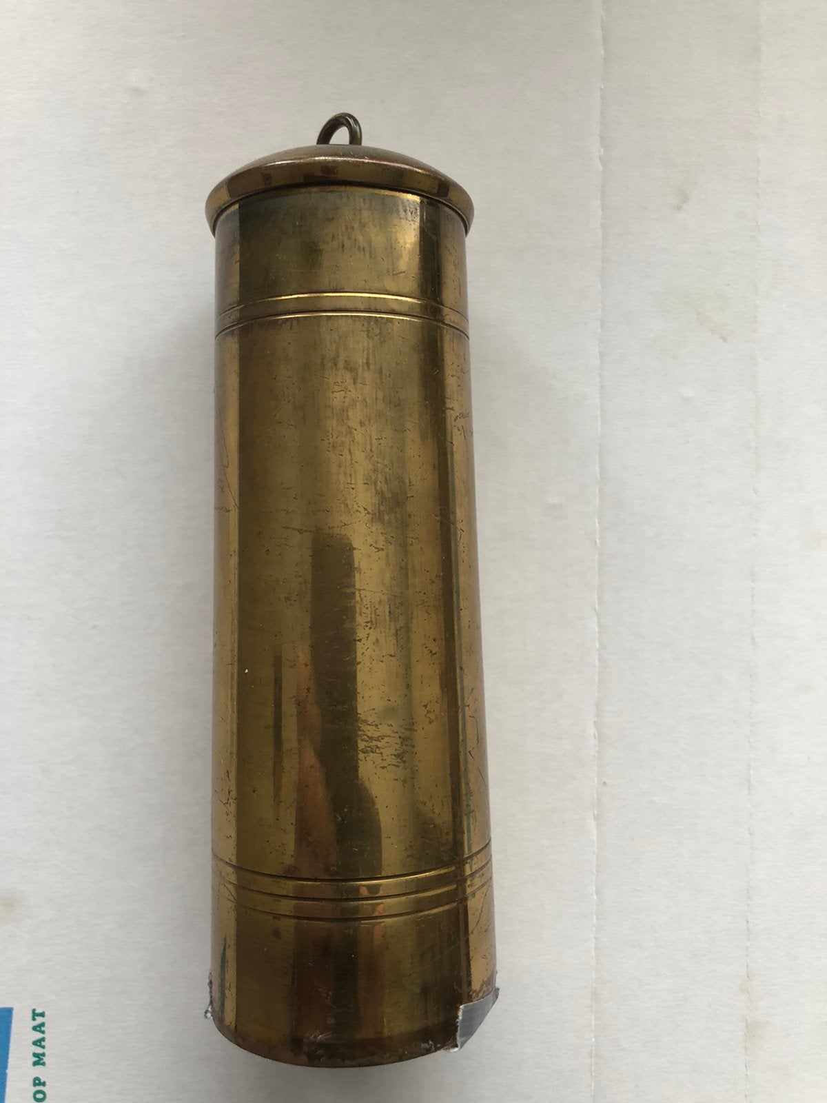 Prachtig koperen klok gewicht. 1520 gram, Antiek en Kunst, Antiek | Klokken, Ophalen of Verzenden