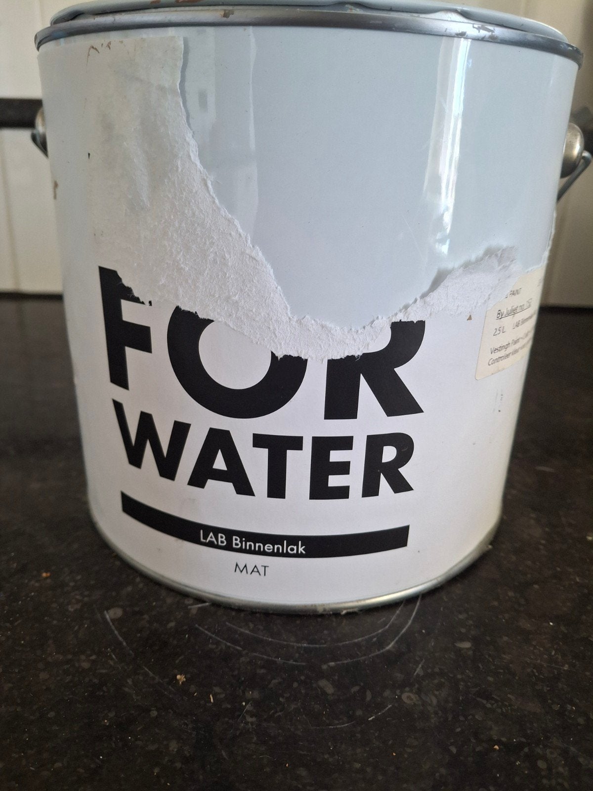 LAB Binnenlak Mat - by juliet, bijna 2,5 L, Overige kleuren, Nieuw, Ophalen of Verzenden, Lak