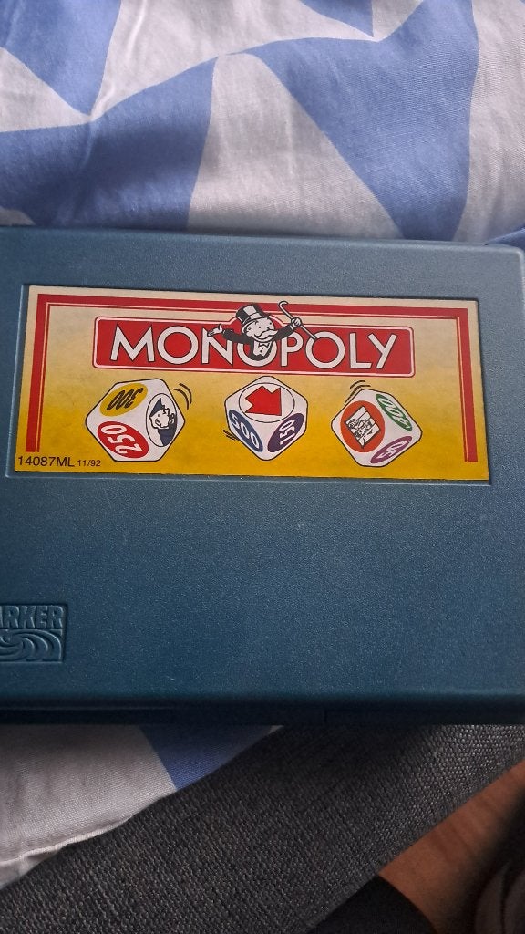 Monopoly 1992, Parker, Gebruikt, Ophalen of Verzenden, Een of twee spelers