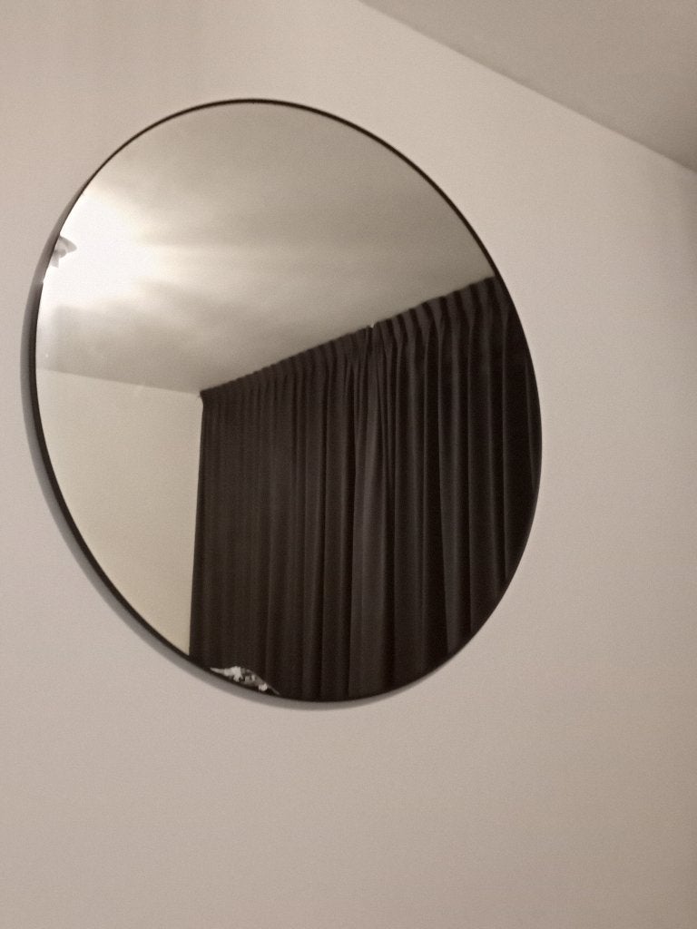 Ikea Ronde spiegel 120 cm, Ophalen, 100 tot 150 cm, Rond, Zo goed als nieuw