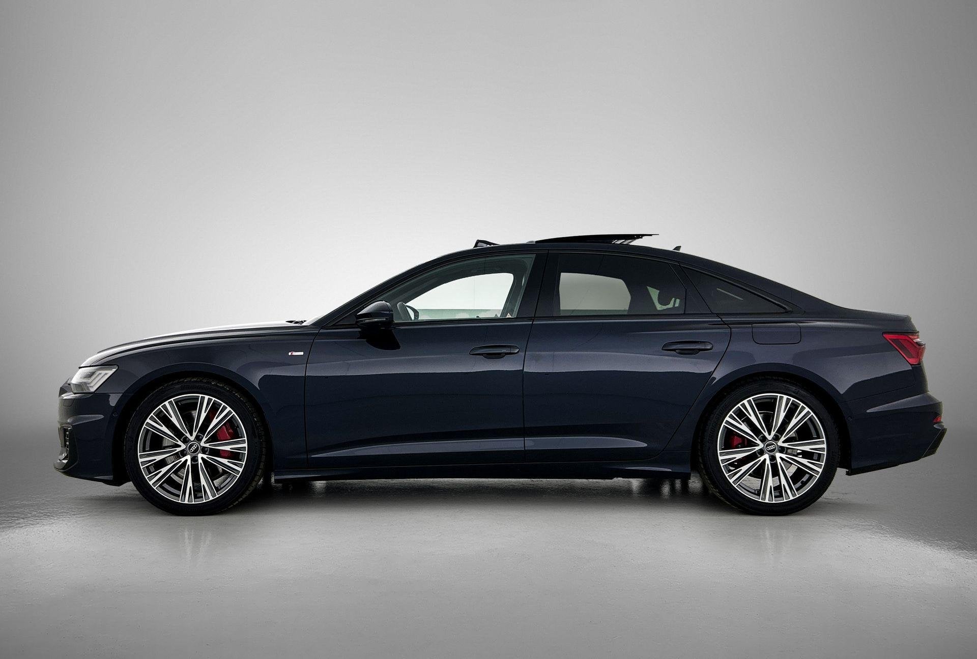 Audi A6 Limousine 55 TFSI e quattro Pro Line S Competition 3, Auto's, 12 maanden, Gebruikt, 4 cilinders, Blauw