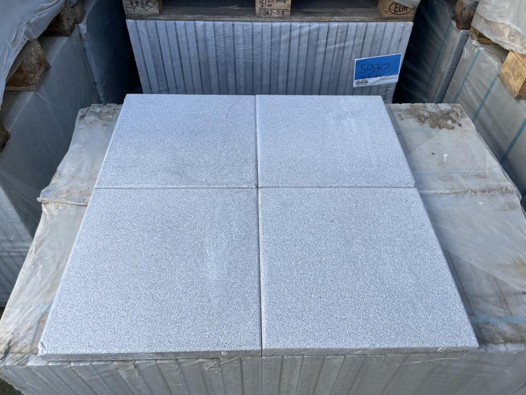 LOW BUDGET TERRASTEGELS 40x40 OOSTENDE GRIJS (5605), Tuin en Terras, Tegels en Klinkers, Nieuw, Terrastegels, Beton, 10 m² of meer