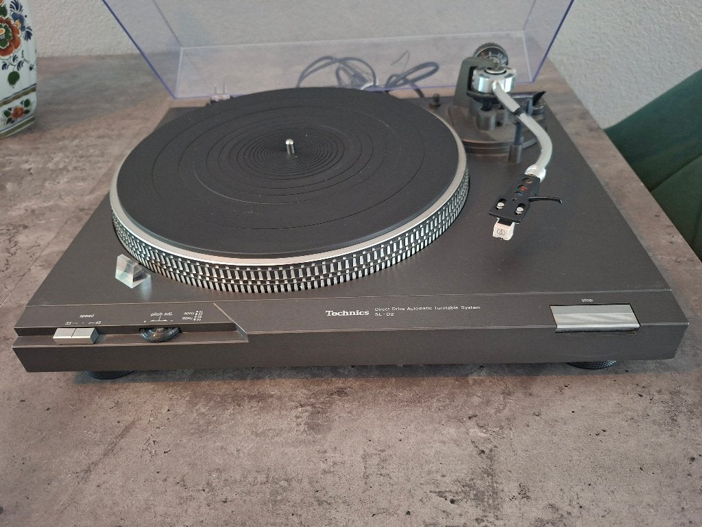 Technics SL-D2 Direct Drive Platenspeler, Ophalen, Gebruikt, Pitch-regelaar, Platenspeler