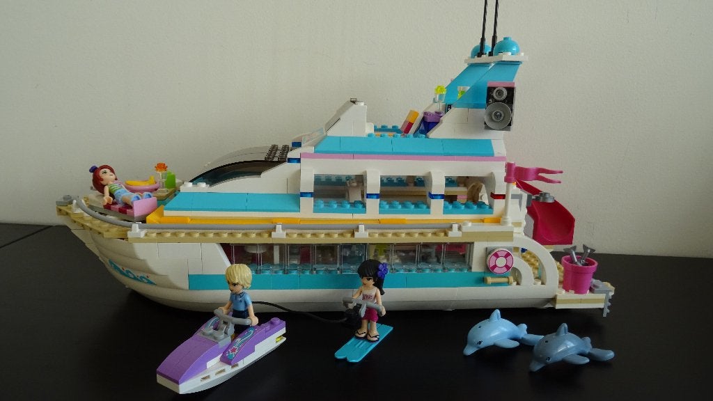 Dolfijn cruiser 41015, Kinderen en Baby's, Speelgoed | Duplo en Lego, Zo goed als nieuw, Lego, Complete set, Friends, Ophalen of Verzenden