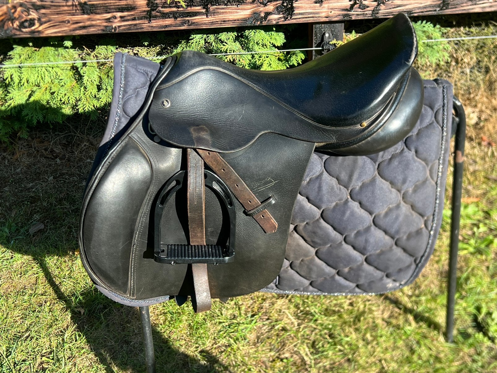 Springzadel BR Lansink, Dieren en Toebehoren, Gebruikt, Vlakke zit, Overige merken, M (17 inch)