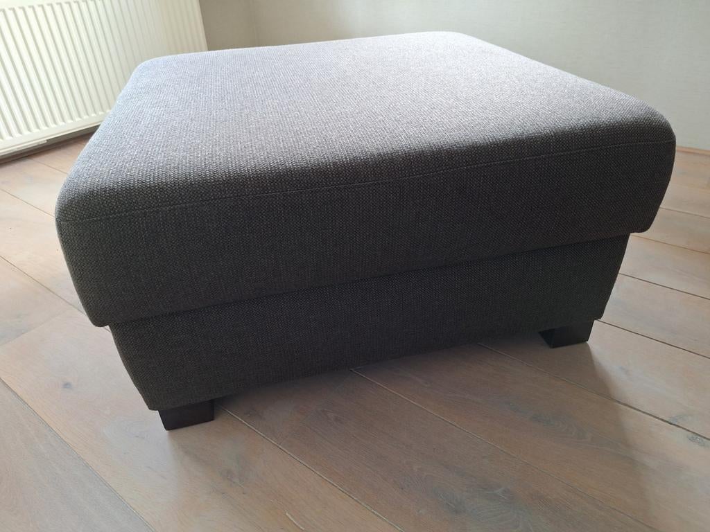 Bruine/bruingrijze hocker 90x90x45cm, Ophalen, Koloniaal, Vierkant, 75 tot 100 cm