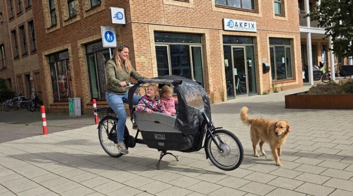 2dehands Elektrische Gazelle Cabby bakfiets