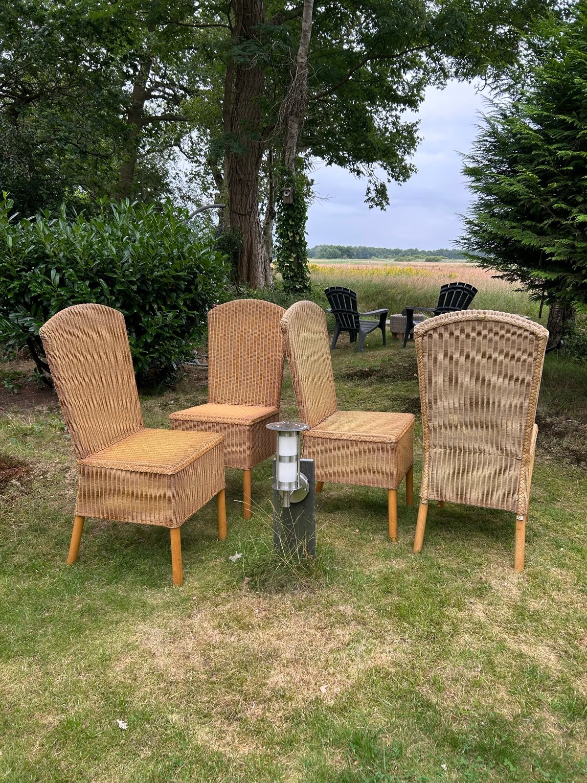 Origineel lord Loom stoelen (4 stuks), Ophalen, Gebruikt, Overige kleuren, Riet of Rotan