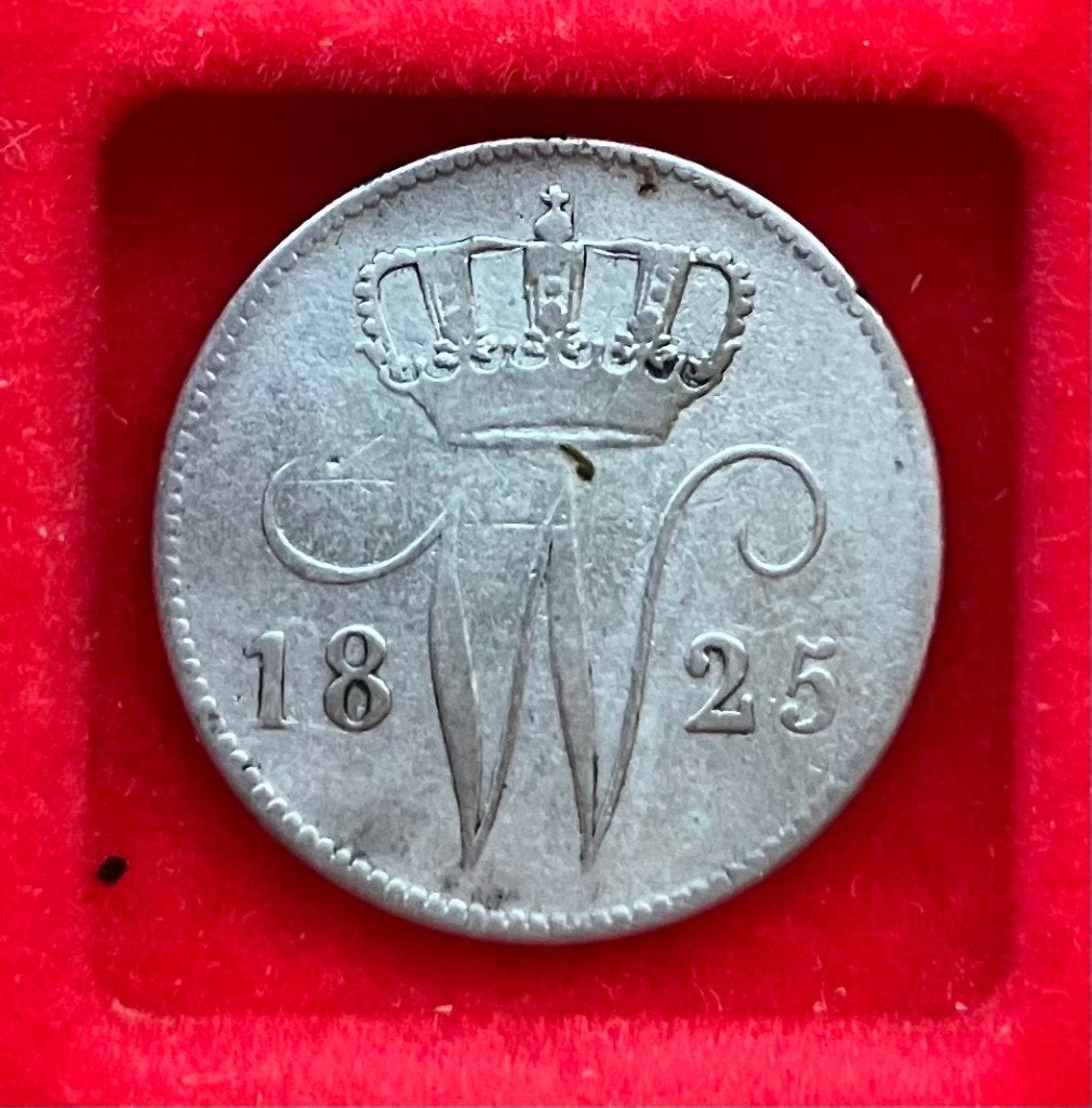 VERSCHILLENDE JAREN 25 cent / kwartje Willem I, Postzegels en Munten, Munten | Nederland, Ophalen, Zilver, 25 cent, Koning Willem I