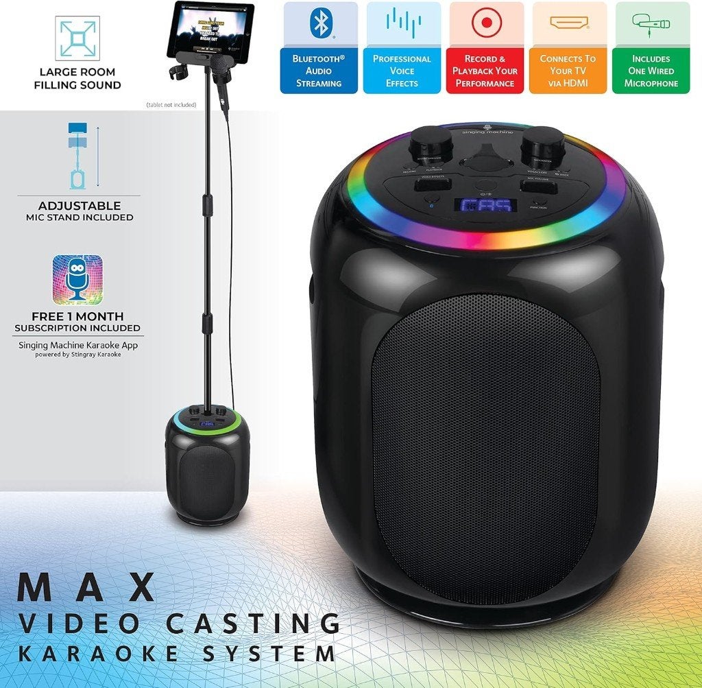 Singing Machine Smc2035 Sing Cast Max Karaoke System NIEUW, Ophalen of Verzenden, Nieuw, Complete set