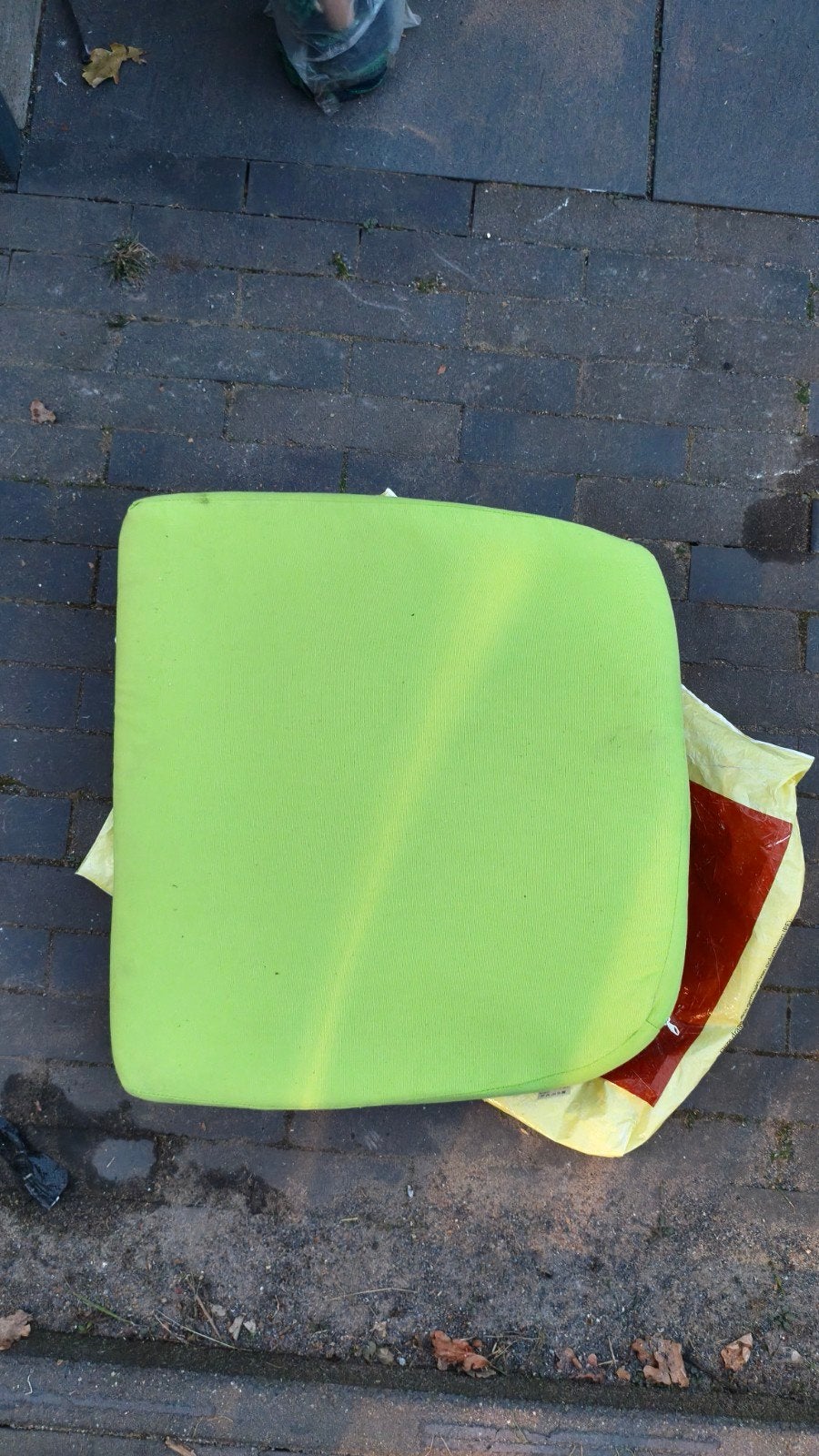 3x Groene Kussens voor Tuinstoelen/Palletbank, Tuin en Terras, Ophalen, Gebruikt