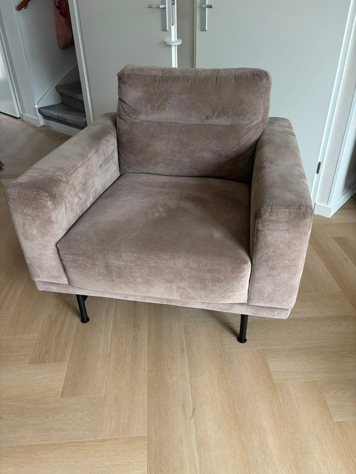 Prachtige Montèl Phillipe Fauteuil Lichtbruin, Ophalen, Eenpersoons, 75 tot 100 cm, Zo goed als nieuw