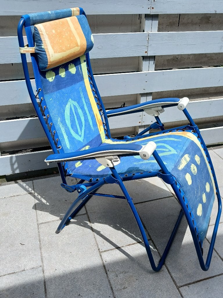 tuin/relaxstoel, Tuin en Terras, Tuinstoelen, Ophalen, Gebruikt, Overige materialen, Inklapbaar