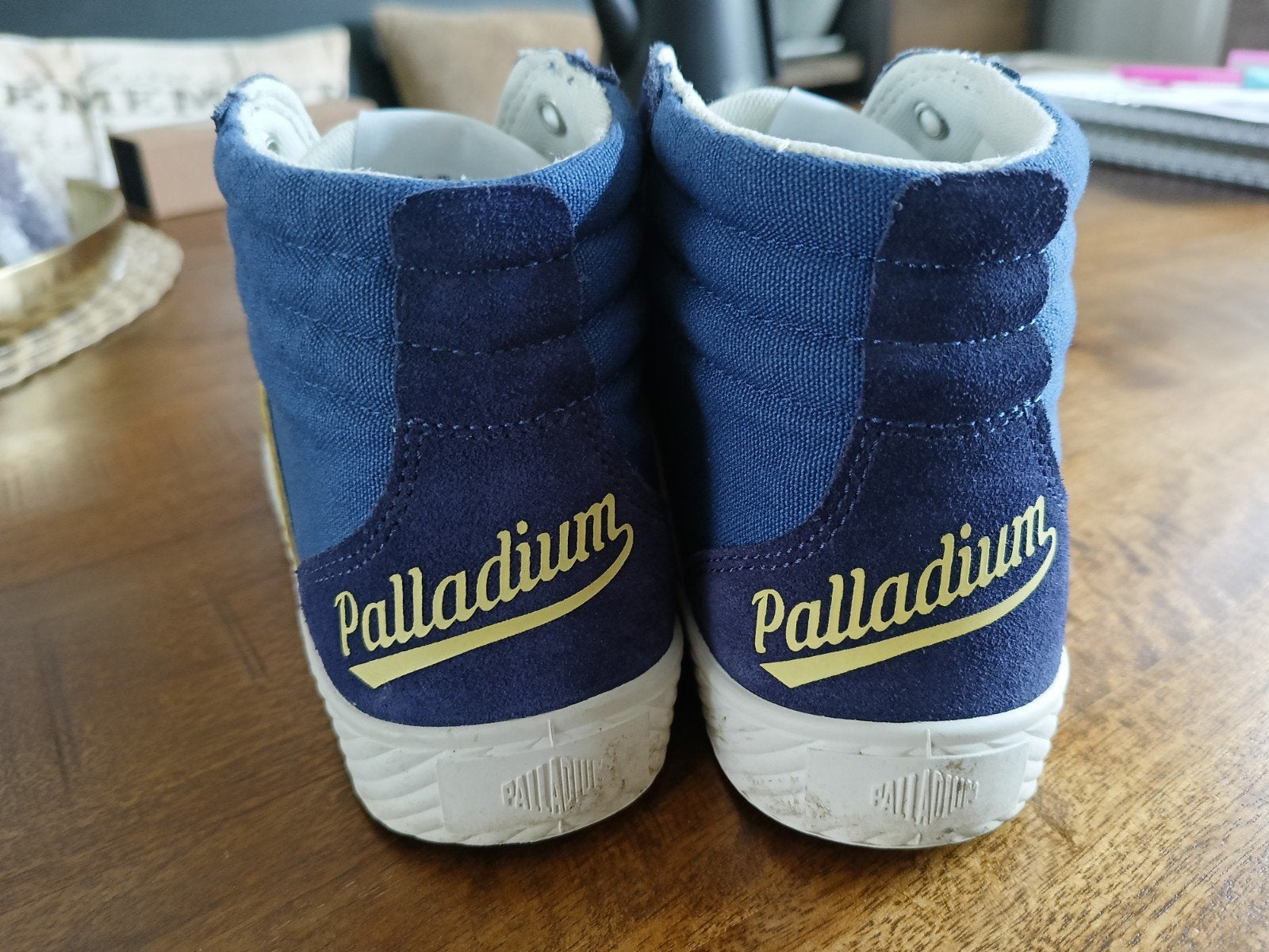 Palladium hoge sneakers - Blauw/Geel 39, Kleding | Dames, Schoenen, Blauw, Palladium, Ophalen of Verzenden, Sneakers of Gympen