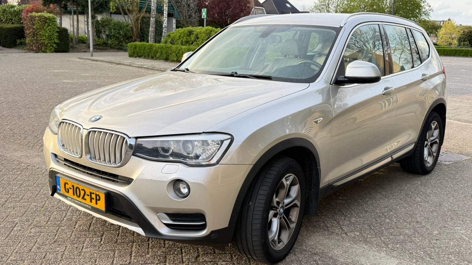 BMW X3 XDrive 2.0 Benzine Automaat High Executive wit leer, Auto's, BMW, 183 pk, 2000 kg, 1795 kg, 14 km/l