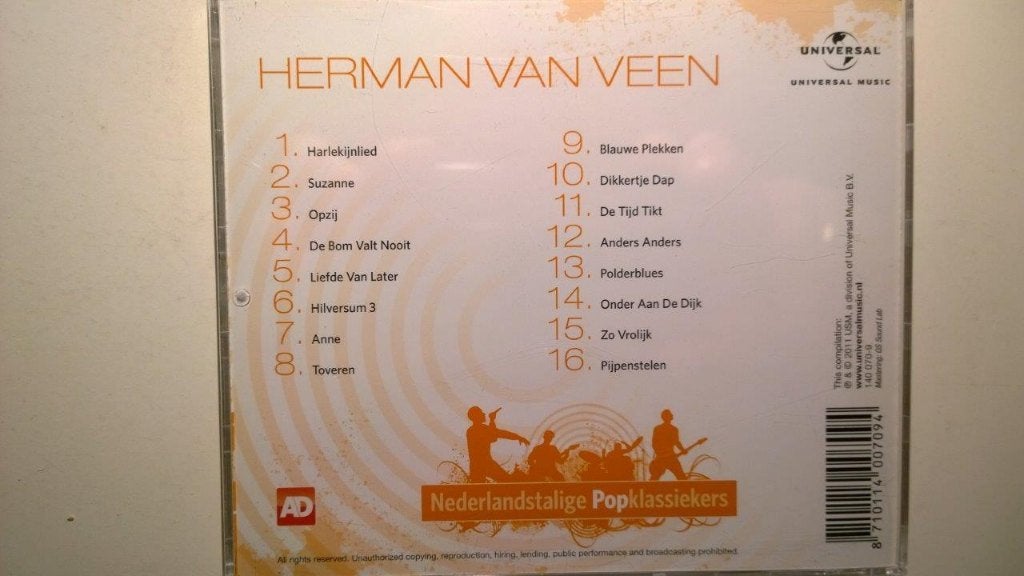 Herman van Veen - Nederlandstalige Popklassiekers, Ophalen of Verzenden, Zo goed als nieuw, Pop, Album