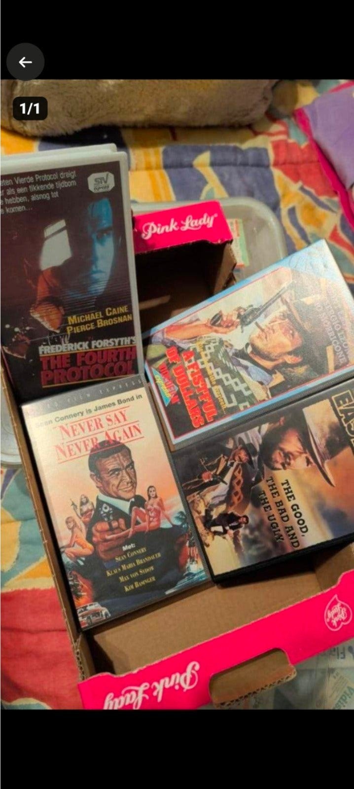 VINTAGE ORIGINELE FILMS VHS VIDEO, Vanaf 12 jaar, Ophalen of Verzenden, Zo goed als nieuw, Actie en Avontuur