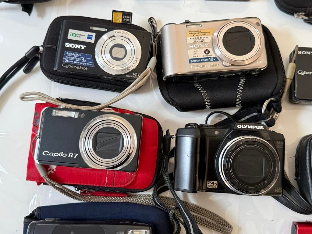 Grote partij digitale camera's, Audio, Tv en Foto, Fotocamera's Digitaal, Canon, Gebruikt, Canon, Ophalen of Verzenden