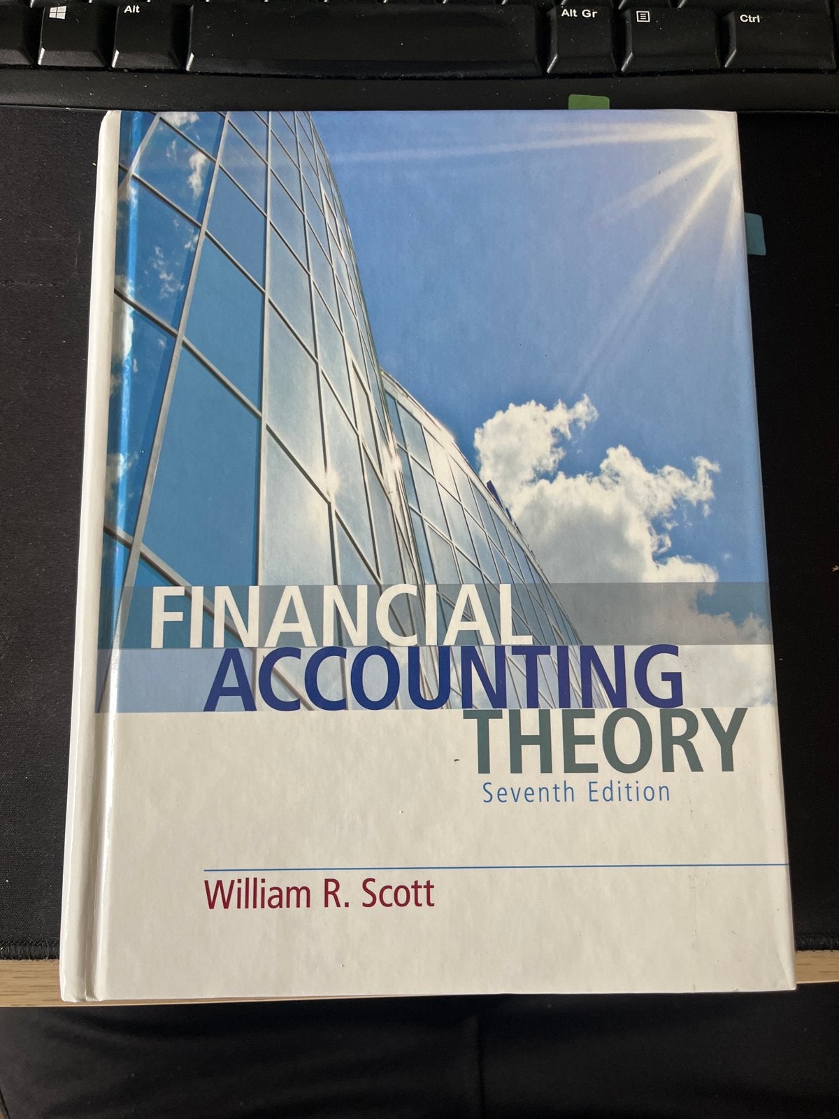 Financial Accounting Theory - William R. Scott (7e), Ophalen of Verzenden, Gamma, Zo goed als nieuw, HBO