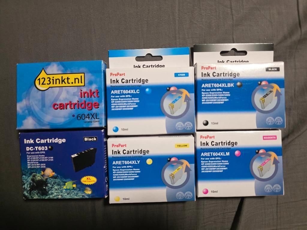 Epson T604XL Printer Cartridges, Computers en Software, Printers, Ophalen of Verzenden, Nieuw