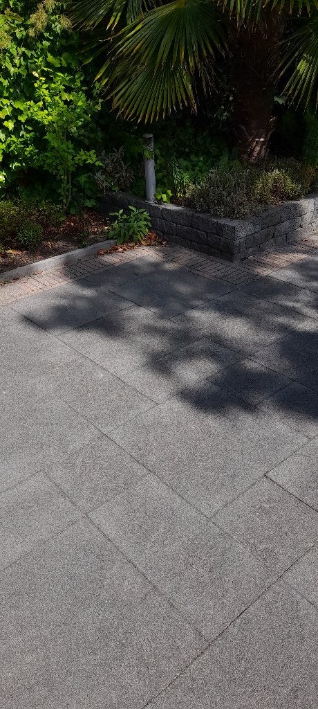 grijze terrastegels, Tuin en Terras, Ophalen, Gebruikt, Minder dan 5 m², Beton