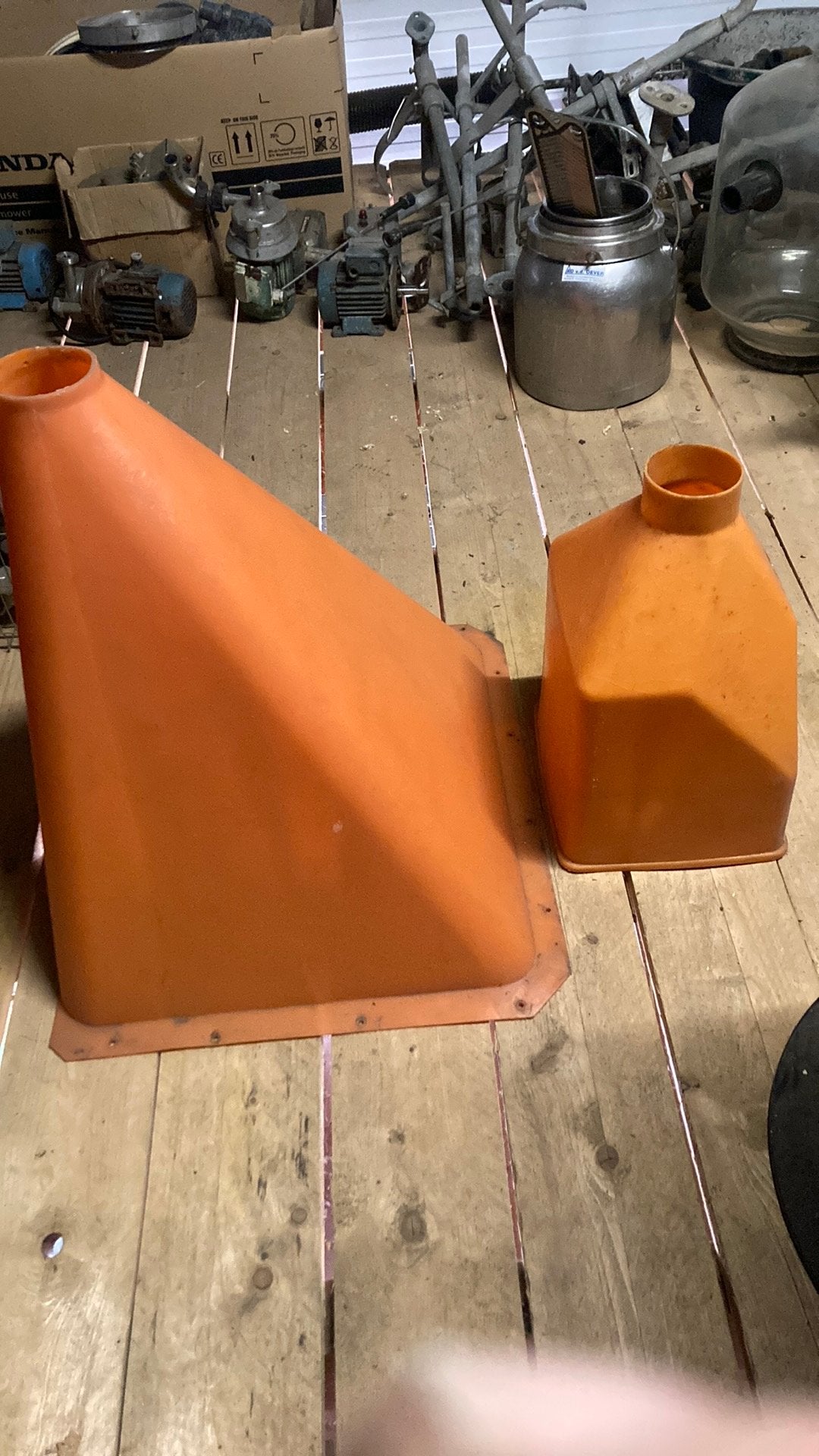 Trechter, Ophalen of Verzenden, Zo goed als nieuw, Minder dan 2 meter, 80 mm of meer
