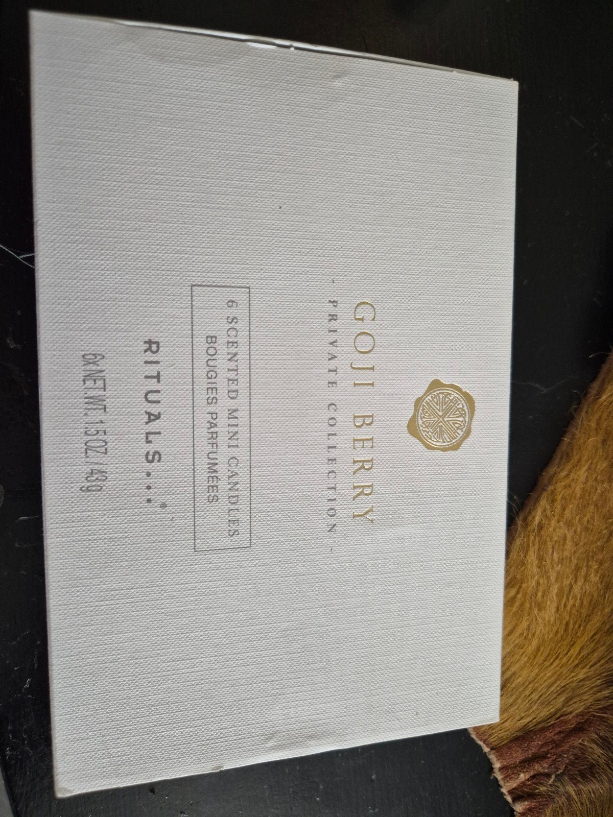 Rituals Goji Berry Private Collection Mini Kaarsen, Overige materialen, Wit, Nieuw, Ophalen of Verzenden