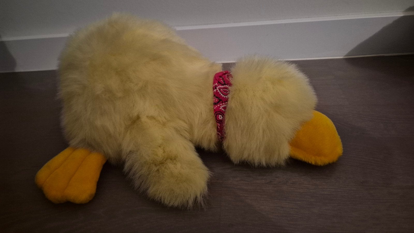 knuffel eend, Ophalen of Verzenden, Zo goed als nieuw, Eend