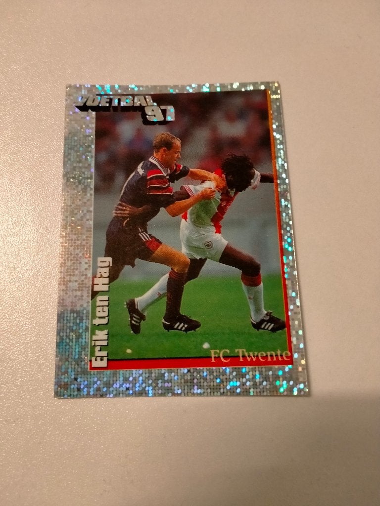Erik ten Hag FC Twente Voetbal Panini 1997 97 plaatje Ajax, Ophalen of Verzenden, Gebruikt