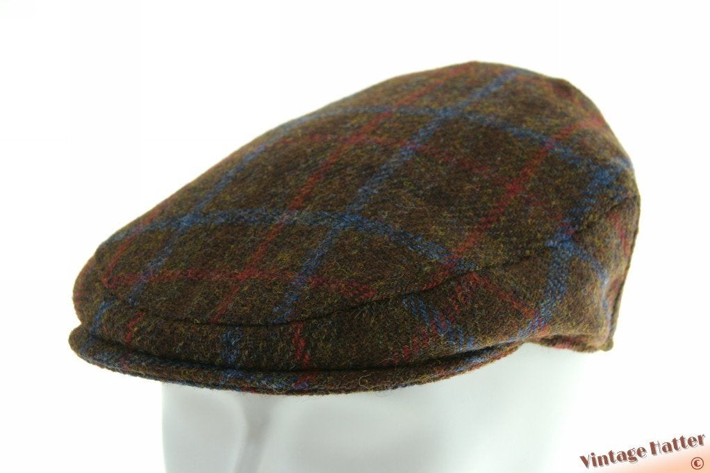 Platte pet Hawkins Harris Tweed groen geruit scheerwol 59,5, Nieuw, Ophalen of Verzenden, Pet, 58 of 59 cm (L, 7¼ of ⅜ inch)